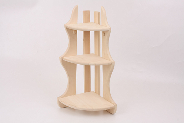 Полка угловая 3-х ярусная 560х230х330мм