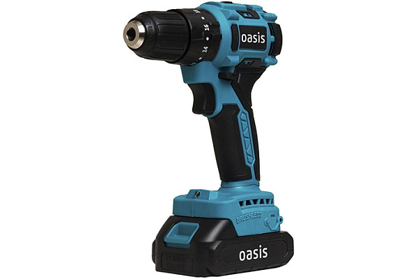 Дрель-шуруповерт OASIS ASU-18A (18В, 400-1400об/мин, 50Hm, 1,7кг) 034