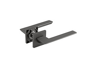 Ручка дверная Нора-М Slim 130К графит (382)