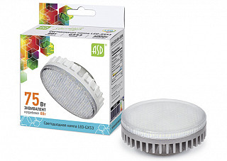 Лампа светодиодная ASD LED-GX53-standard 8Вт 160-260В 4000К 720Лм (05102)