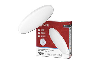 Светильник светодиодный IN HOME NEO SIMPLE-9565-WH 95Вт 230В 6500K 7600Лм 460x67мм белый (866)