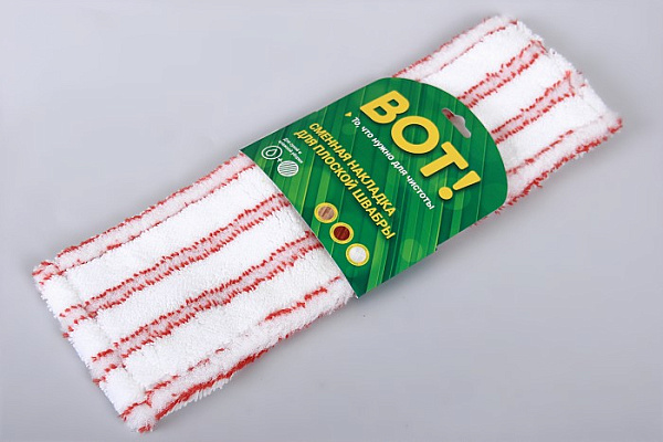 Накладка сменная для плоской швабры с абразивом 60гр (EMB005)