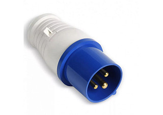 Вилка SMARTBUY 013 2Р+РЕ 16А 220В IP44 переносная (SBE-16-PP3-220) (570)