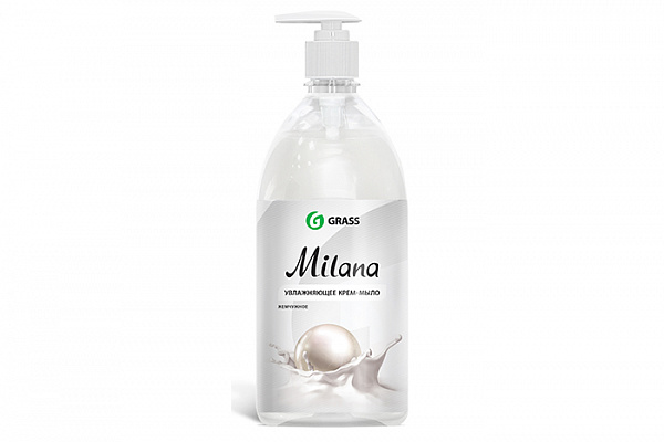 Крем-мыло жидкое GRASS Milana жемчужное 1,0л (126201)