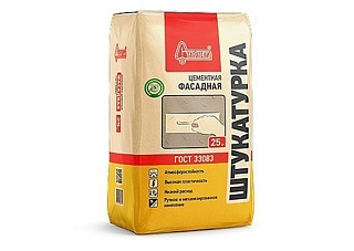 Штукатурка цементная СТАРАТЕЛИ Фасадная 25кг (1/56)