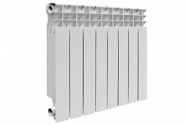 Радиатор алюминиевый STI 500/80 8 секций (1080Вт, 565х608х76мм, 7,36кг)