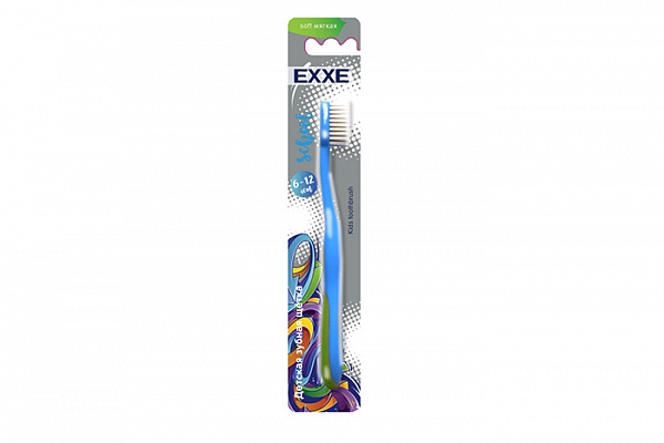 Зубная щетка EXXE детская 6-12 лет мягкая (447)