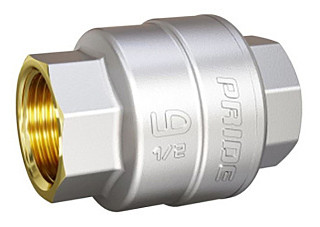 Клапан обратный пружинный латунный шток LD Pride 58.15.В-В