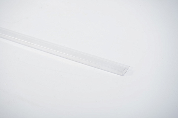 Профиль UP торцевой CARBOGLASS Прозрачный (6мм х 2,1м)