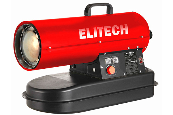 Тепловая пушка дизельная ELITECH ДП 10 (10кВт, поток 320м3/ч, 11кг.)