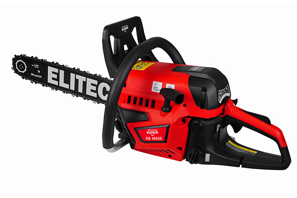 Бензопила ELITECH ПБ 4523С (45см3, 1,75кВт/2,4л.с. ш-38см, 0,325, 1.3мм, 5,0кг (E1611.010.00)