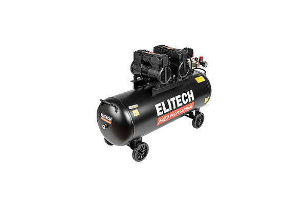 Воздушный компрессор ELITECH HD ACF 500-100S безм (100л,500л/м, 4 цилин,8 бар, 2,9кВт) E0501.004.00