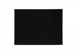 Коврик VORTEX ТРАВКА на противоскользящей основе, черный (45х60см)/20 (24102)