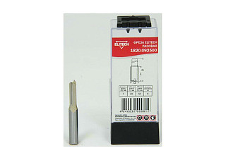 Фреза ELITECH пазовая, 2 лезвия, хв-8мм, ф7мм, длина-20мм 1820.092500