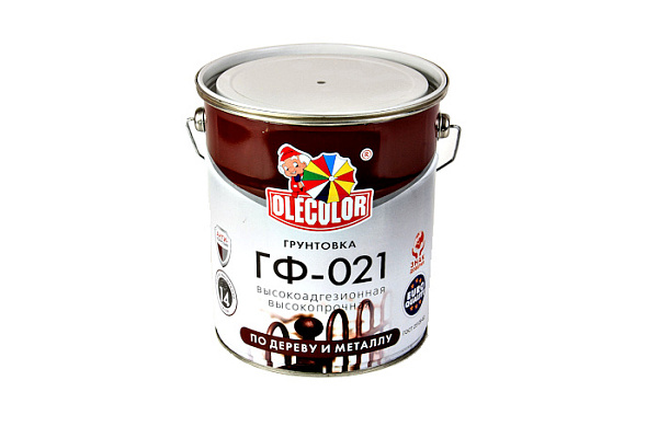 Грунтовка ГФ 021 OLECOLOR красно-коричневый (6,0кг)