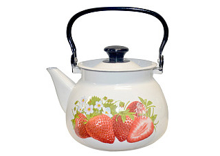 Чайник эмал. БЕЛЫЙ3л. 42104-122/6 г.Керчь