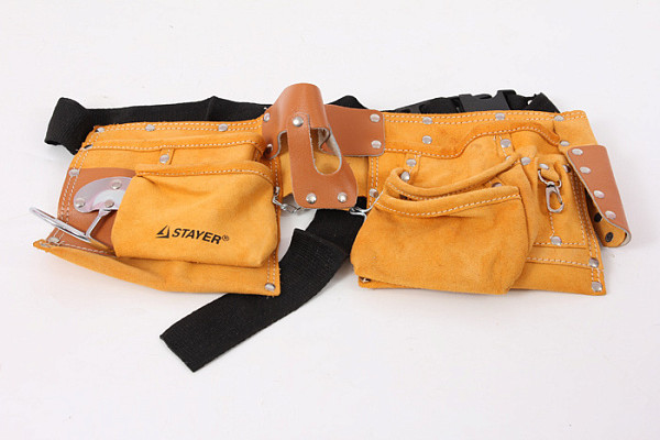 Пояс STAYER MASTER для инструментов, кожаный (38512)
