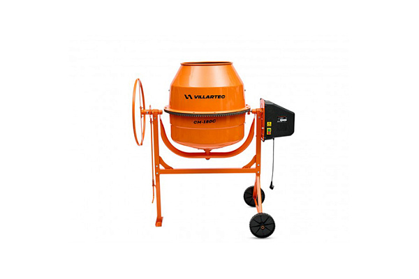 Бетоносмеситель VILLARTEC СМ-180С арт. CM180С (600Вт) чугунный венец