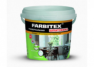 Шпатлевка FARBITEX акриловая для наружных и внутренних работ (3.5 кг)