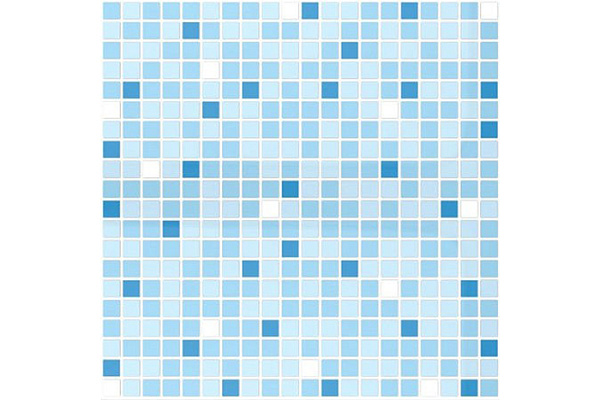 Панель ПВХ мозаика Микс голубой 0,3х957х480мм (72г/3) упаковка из10шт