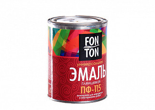 Эмаль ПФ 115 Fon Ton кремовая ( 0,8кг)
