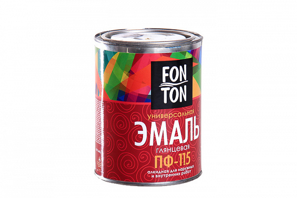 Эмаль ПФ 115 Fon Ton кремовая ( 0,8кг)