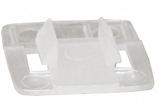 Скоба крепежная для пластиковых панелей, пластиковая (50шт.)