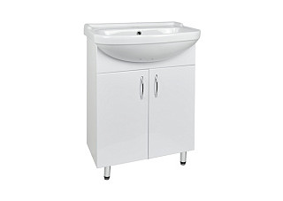 Тумба Эко 50 DORATIZ под умывальник Уют 50, белый 500х415х830мм (9912.038)