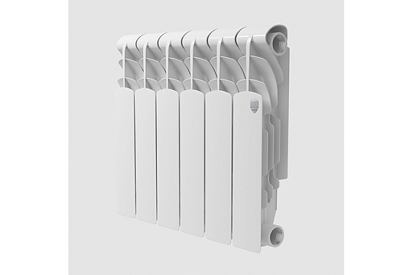 Радиатор Royal Thermo Revolution алюминий, белый (128вт, 350х80х4секц., 1,01кг)