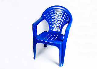 Кресло садовое пластмассовое М2611синие 