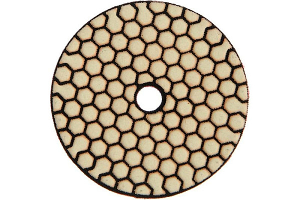 Круг BOHRER 100 мм Р400 алмазный гибкий шлифовальный "черепашка" (без воды) (200/1)
