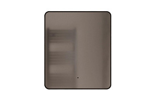 Зеркало Инканто бесконтактный сенсор, светодиодная подсветка,черная окантовка (600х700мм) (343)