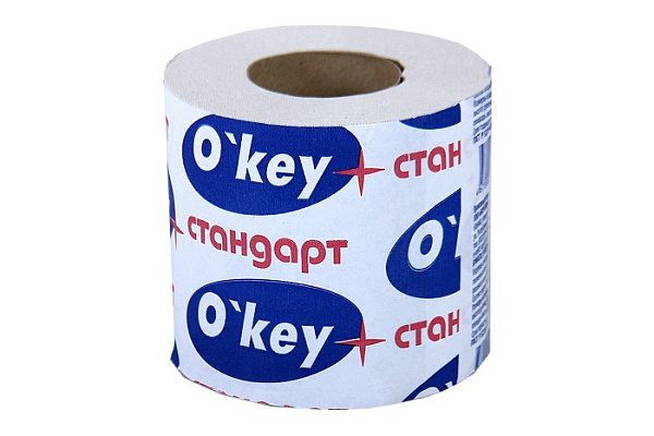 Туалетная бумага ОКЕЙ с втулкой (131)