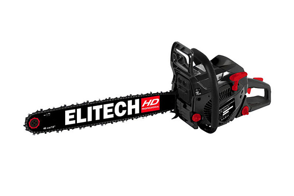 Бензопила ELITECH HD CS 5841F (58.1см3, 3,0кВт/4,1л.с. ш-46см, 3/8, 1.5мм,68зв. 5,2кг (E1611.007.00)