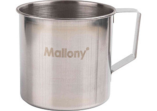 Кружка из нержавеющей стали FONTE, матовая Mallony 9х9 см, 500 мл (003057)