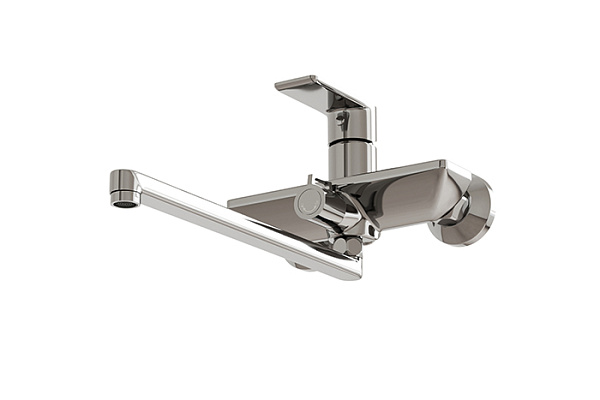 Смеситель для ванны и раковины 35k MIXLINE ML26-02  Life (Латунь,Длина излива 27см,Картридж 35мм)