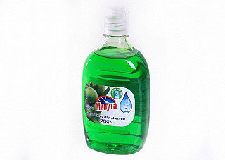 Жидкое средство для мытья посуды МИНУТА Яблоко 500г (2-0166)