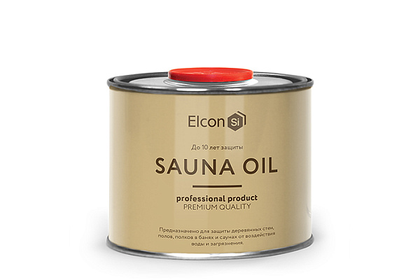Масло пропиточное для защиты полка Elcon Sauna Oil (500мл)