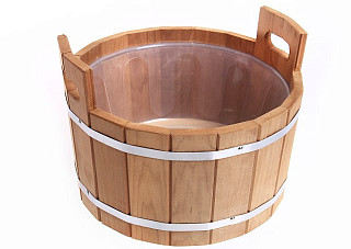 Шайка с пластиковой вставкой Термолипа (10,0л) 