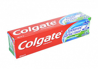 Зубная паста COLGATE (КОЛГЕЙТ) Тройное действие 100мл (992)