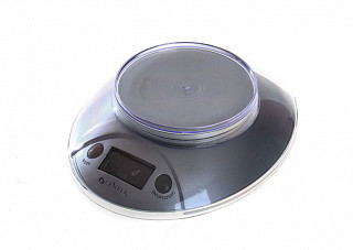 Весы кухонные Centek CT-2451 электронные, чаша, пластик, 5кг. шаг 1г.