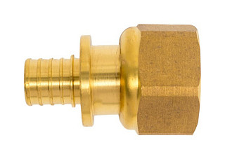 Муфта аксиальная AQUALINK с накидной гайкой 16мм х 3/4" вн (160/10) (01014)