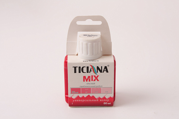 Колер универсальный TICIANA красный (80мл)