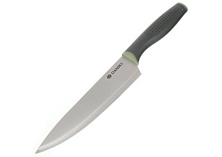 Нож кухонный Daniks, Verde, шеф-нож, нержавеющая сталь, 20 см, рукоятка пластик (426084) (186)