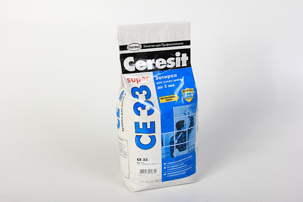 Затирка для швов CERESIT CЕ33/2 какао 2-5мм 2,0кг (2092533)