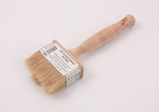 Кисть макловица MTX 30х70мм, деревянная ручка, натуральная щетина (84070) 1/90