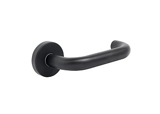Ручка СТАНДАРТ 0203 SS (60-90) BLACK ЧЕРНАЯ INOX нержавеющая сталь (40) (021)