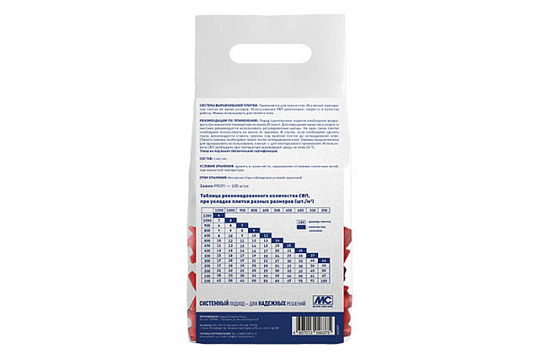 Зажим СВП PLITONIT PROFI SVP 1,4 мм пакет 100шт H008263 (375) (1/24)