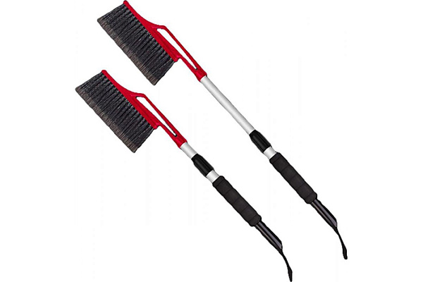 Щетка для снега Spin&Clean Techno телескопическая со съем. скребком 67-87см cyber black SC800710028