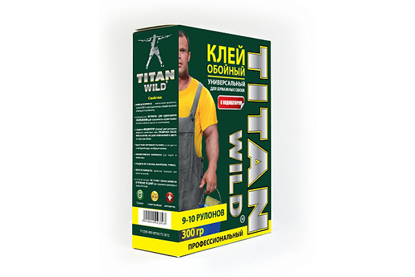 Клей обойный TITAN WILD УНИВЕРСАЛЬНЫЙ профессиональный (0,300гр)